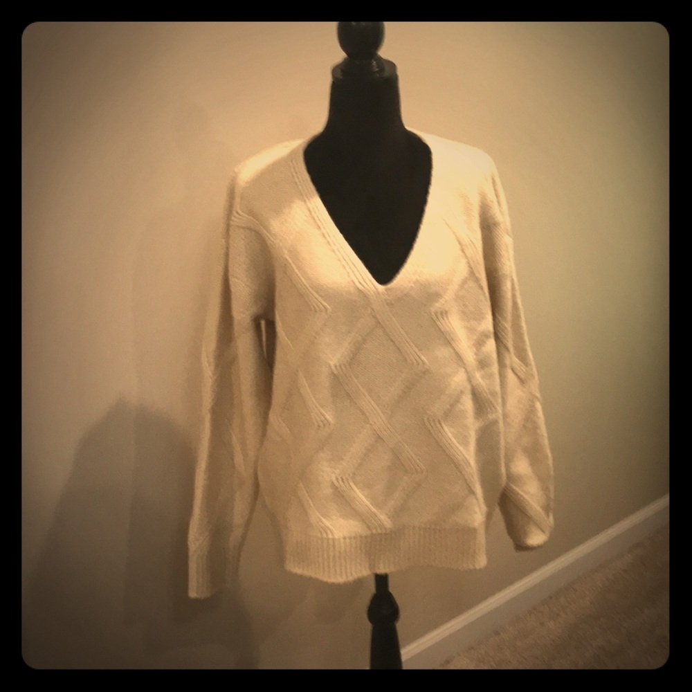 Brand new cute oatmeal sweater. New without tags.